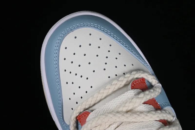 All Categories Nk SB Dunk Series Nk SB Dunk Low Low-top sneakers Nk Dunk Low Retro Coast Blue White Brown Street classic and versatile SB strap low-top casual sneakers DV0831-003
